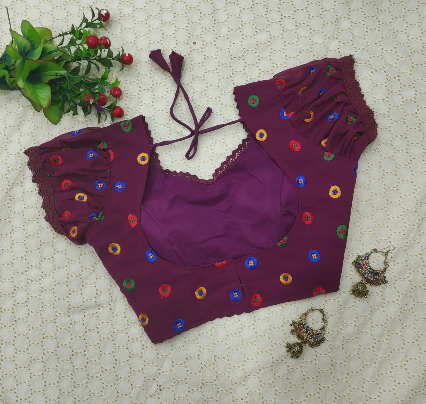 Reena 01 Fancy Designer Party Wear Wholesale Blouse
